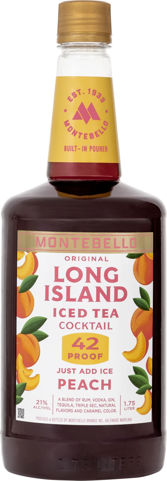 Peach Long Island Iced Tea bottle